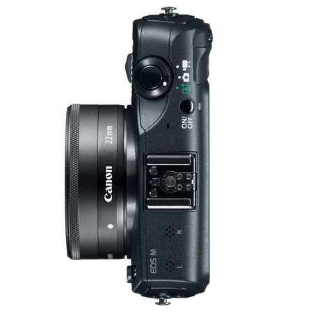 Canon EOS M Digital Camera Body,w/EF-M 22mm f/2 STM Lens