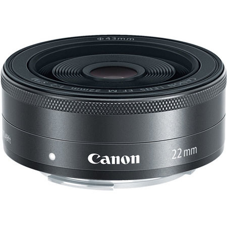 Canon EOS M Digital Camera Body,w/EF-M 22mm f/2 STM Lens