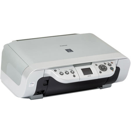 Canon PIXMA MP460 All-in-One Multi-functional Print-Copy-Scan, Photo Inkjet Printer with 1.9" LCD Viewer, 4 Color, 8.5" x 11.7", USB 2.0 Interface, for Mac & Windows.