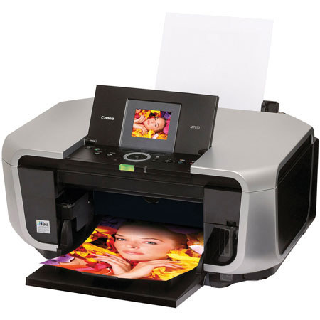 Canon Pixma MP810 All-in-One Multi-functional Inkjet Photo Printer with 3" LCD Viewer, Easy scroll wheel, USB Interface, for Mac & Windows