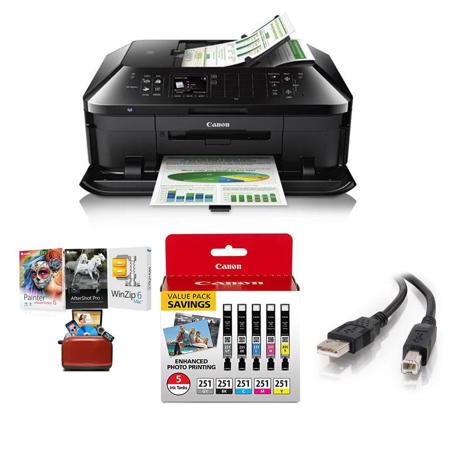 Canon PIXMA MX922 Wireless Office All-in-1 Printer W/MAC Software/CLI-251 5 Pack