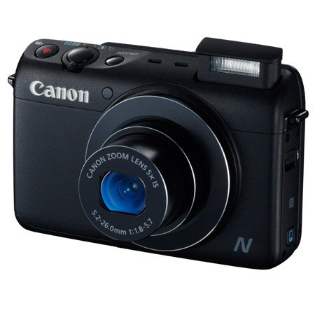 Canon PowerShot N100 Digital Camera, Black