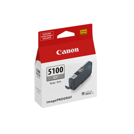Canon Lucia PRO II PFI-5100 14.4ml Pigment Ink Tank for imagePROGRAF PRO-310 Gray