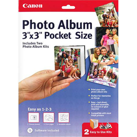 Canon 3 x 3in Pocket Size Inkjet Photo Album, Software