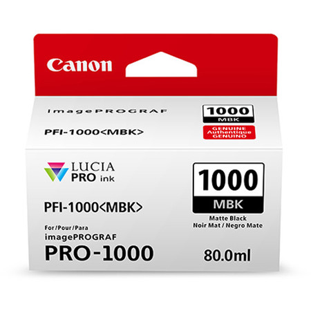 Canon PFI-1000 MBK Matte Black LUCIA PRO ink for imagePROGRAF PRO-1000