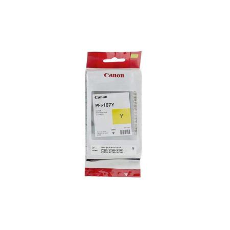 Canon PFI-107 130ml Ink Tank for Canon iPF680/685/780/785, Yellow