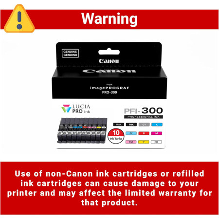 Canon PFI-300 14.4ml 10 Color Ink Pack 4192C007