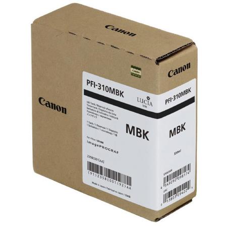 Canon PFI-310 330ml Pigment Ink Tank for imagePROGRAF TX-2000, TX-3000 & TX-4000 Matte Black