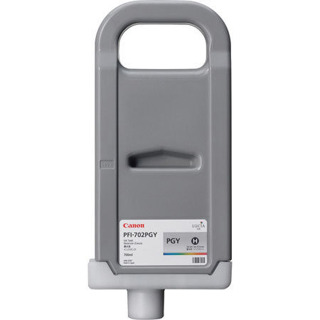 Canon PFI-702PGY Ink Tank, iPF8100/9100 Printers,Gray