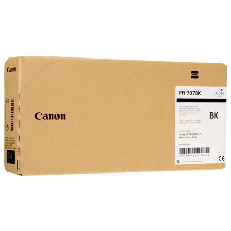 Canon 700ml PFI-707 Dye Black Ink Tank for iPF830, iPF840, iPF850 CAD Plotters