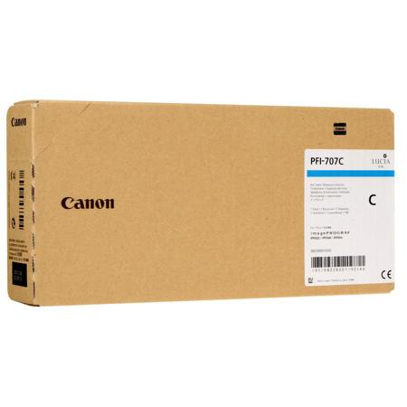 Canon 700ml PFI-707 Cyan Ink Tank for iPF830, iPF840, iPF850 CAD Plotters