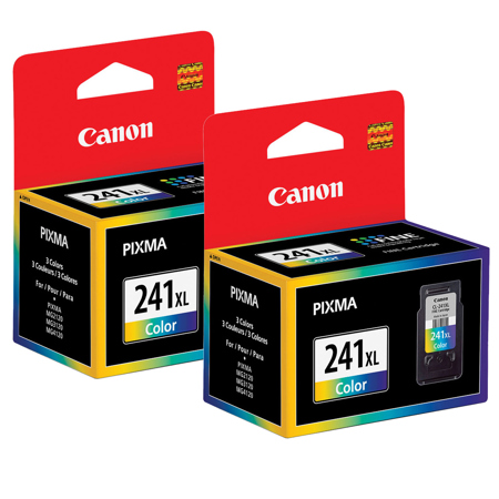 Canon CL-241XL Color Ink Cartridge for PIXMA MG, MX, TS Series Printers, 2-Pack