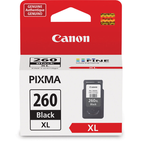 Canon PG-260XL Black Ink Cartridge for Select PIXMA TR, TS Series Printers
