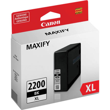 Canon PGI-2200 XL Black Pigment Ink Tank for Select MAXIFY Series Printers
