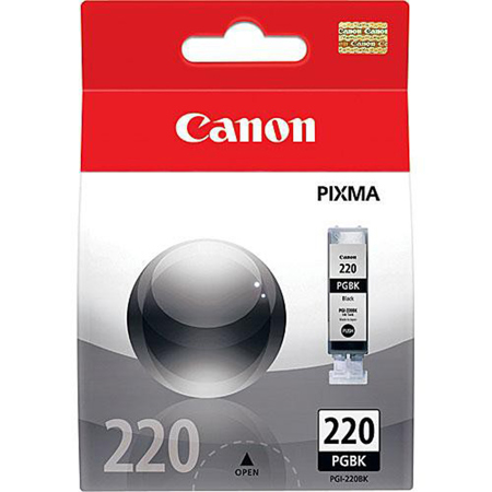 Canon PGI-220BK Black Ink Tank for Select PIXMA iP, MP, MX Series Printers