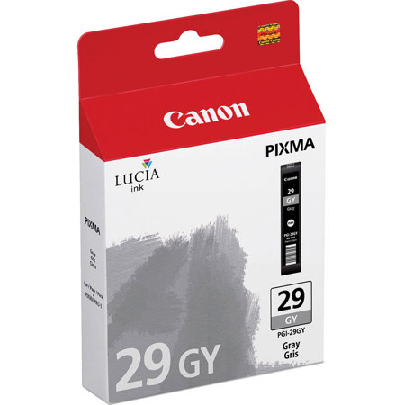 Canon PGI-29 Gray Ink Tank for the Pixma Pro 1 Inkjet Printer