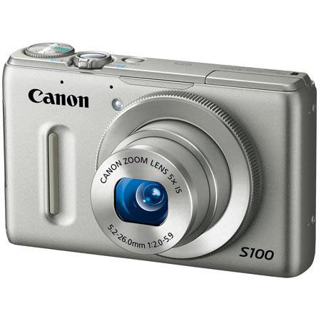 Canon PowerShot S100 Digital Camera Kit,8GB,Silver