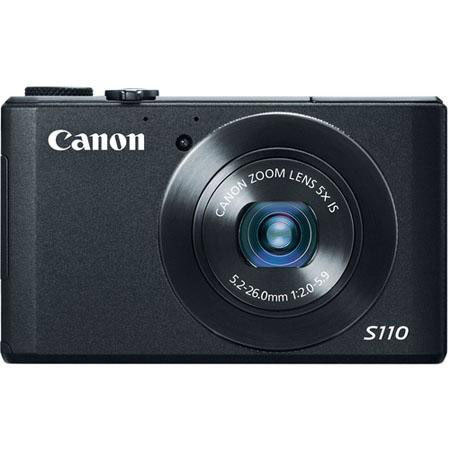 Canon PowerShot S110 Camera Bundle w/8GB Card, Bag, Spare Battery, Table Tripod