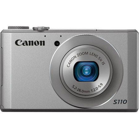 Canon PowerShot S110 Digital Camera, Silver