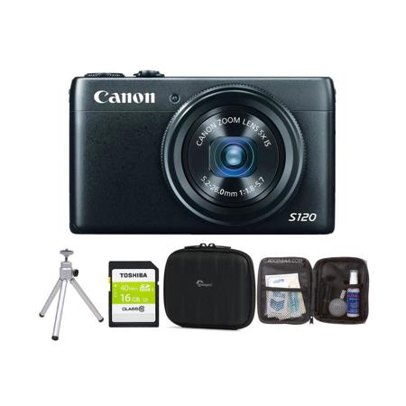 Canon PowerShot S120 Camera, Bundle with Accessory Package A (See Details)