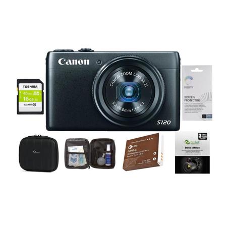 Canon PowerShot S120 Camera, Bundle with Accessory Package B (See Details)