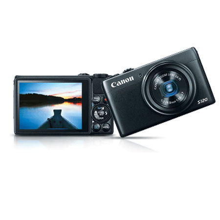 Canon PowerShot S120 Digital Camera, 12.1MP, 5x Optical Zoom, 1080p HD Video, WiFi Connect