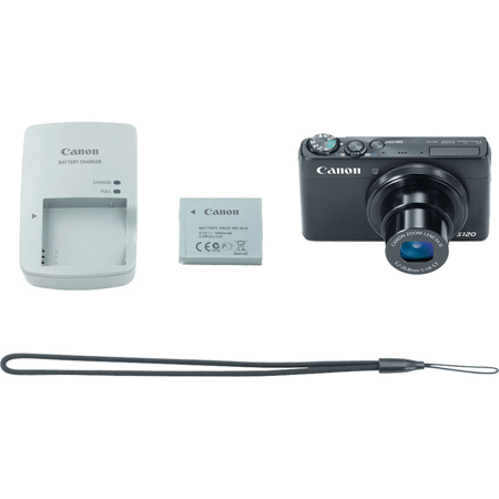 Canon PowerShot S120 Wi-Fi搭載 純正充電器付 動作品 USED Canon PowerShot S120 Digital Camera, 12.1MP, 5x Optical Zoom