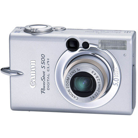 Canon Powershot S500 Digital Elph Cemera