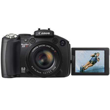 Canon PowerShot S5 IS 8.0 MP Dig Cam - Refurbished
