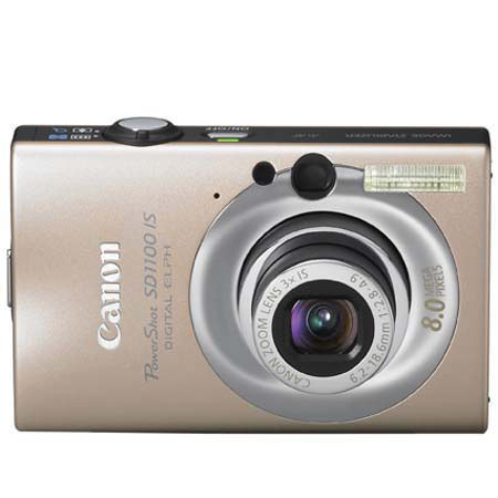 Canon Powershot SD1100 IS Digital Gold Camera kit. with 4GB SD Memory Card, Camera Case, Spare NB-4L Type Lithium-ion Battery, Table Top Tripod