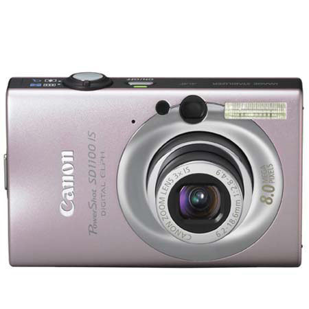 Canon Powershot SD1100 IS Digital Elph Pink Camera kit. with 4GB SD Memory Card, Camera Case, Spare NB-4L Type Lithium-ion Battery, Table Top Tripod USB 2.0 SD Card Reader, Digital Memory Wallet(4), Professional Lens Cleaning Kit