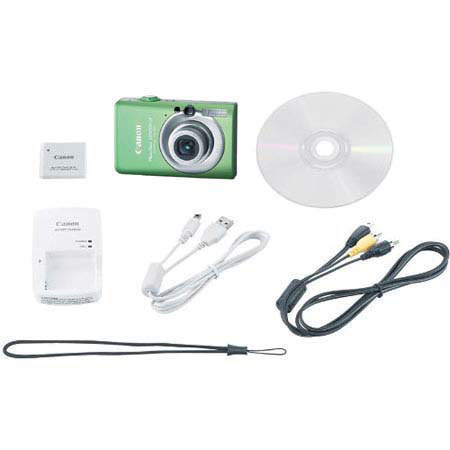 Canon PowerShot SD1200 IS Dig Elph Camera, 10MP, Green