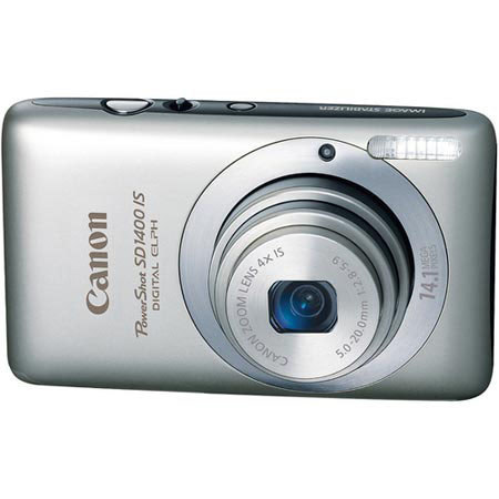 Canon PowerShot SD1400 IS Digital ELPH Camera, Slv, USA