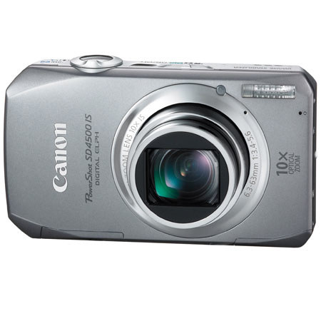 Canon PowerShot SD4500 IS Digital ELPH Camera, Silver