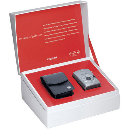 Disc. Powershot SD500 "Coach Edition" Digital Elph Camera, 7.1 Megapixel, 3x Optical Zoom, 4.0 Digital Zoom