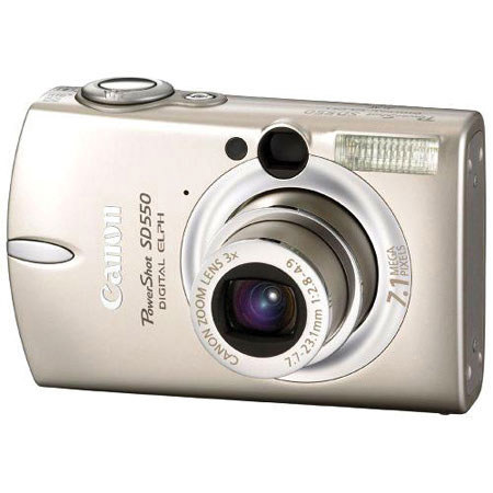 Canon Powershot SD550 Digital Elph Camera - Beige Finish - Refurbished by Canon USA