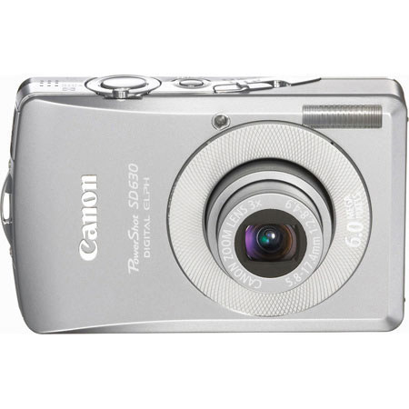 Canon Powershot SD630 Digital Elph Camera, 6.0 megapixel, 3x Optical Zoom, 4.0x Digital Zoom, 3.0" LCD Screen