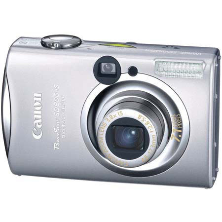 Canon Powershot SD800 Digital Elph Camera, 7.1 megapixel, 3.8x Optical Zoom, 2.5" LCD Screen - Refurbished
