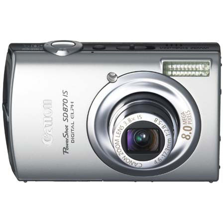 Canon Powershot SD870 Is Digital ELPH Cam, Slvr, Refurb