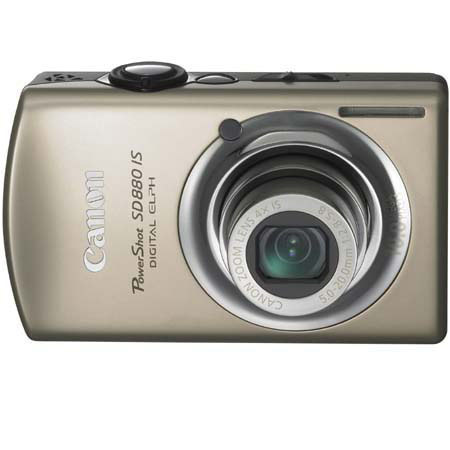 Canon PowerShot SD880 IS Compact Digital ELPH Camera, 10.0 Megapixel - Gold - Refurbished