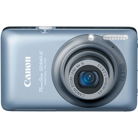 Canon PowerShot SD100IS ELPH Camera Bundle, Blue, 8GB