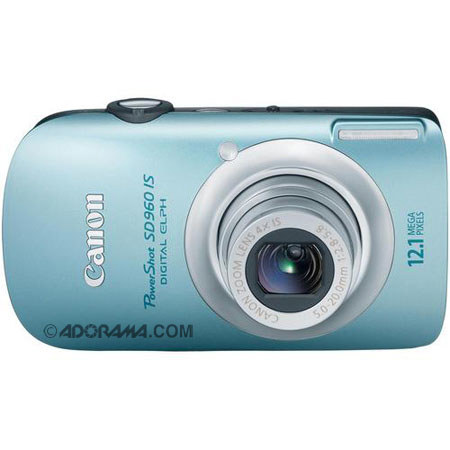 Canon PowerShot SD960IS Digital ELPH Camera, Blue