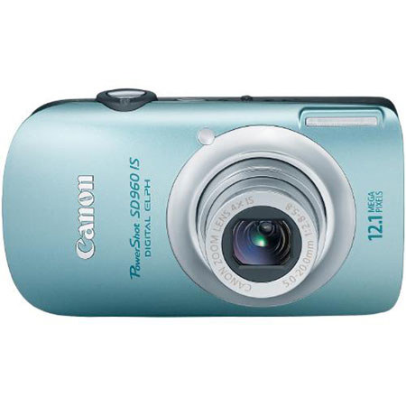 Canon PowerShot SD960IS Refurb Digital Camera, Blue