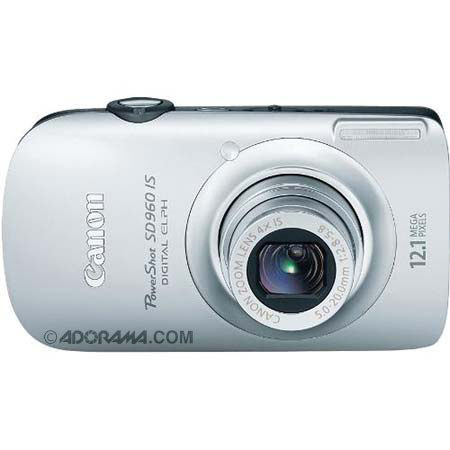 Canon PowerShot SD960IS ELPH Camera Bundle, Silver
