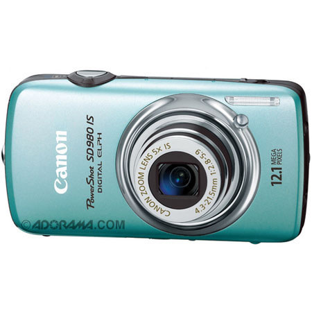 Canon PowerShot SD960 IS ELPH Camera Bundle, Blue, 8GB