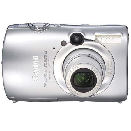 Canon PowerShot SD990 IS Refurbished ELPH Camera Silver
