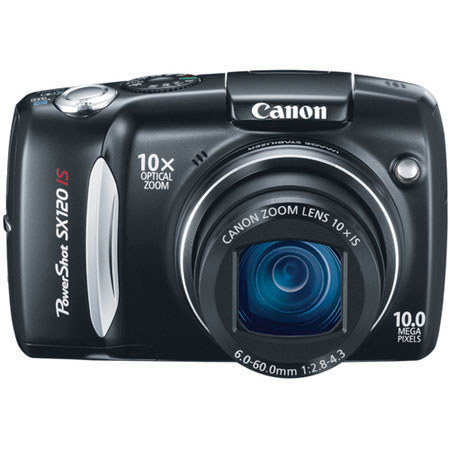 Canon PowerShot SX120 IS Digital Camera Bundle, 4GB