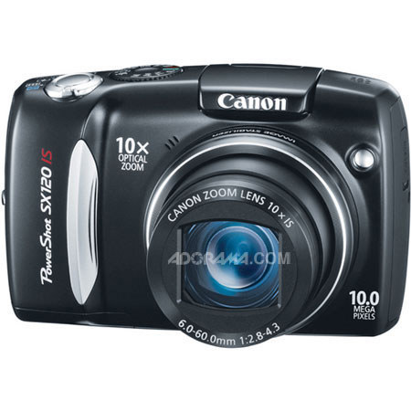 Canon Powershot SX120 IS Digital Camera - Refurbished