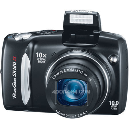 Canon Powershot SX120 IS Digital Camera - Refurbished