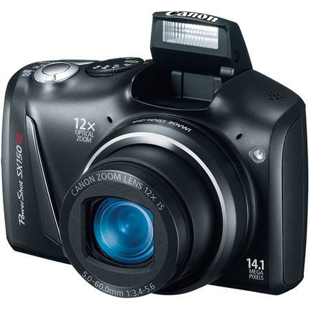 Canon PowerShot SX150 IS Digital Camera, Black